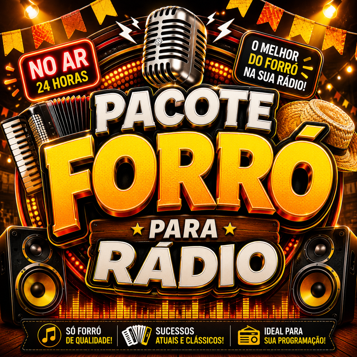 Vinhetas Faladas – Pacote Forró (Rádio)