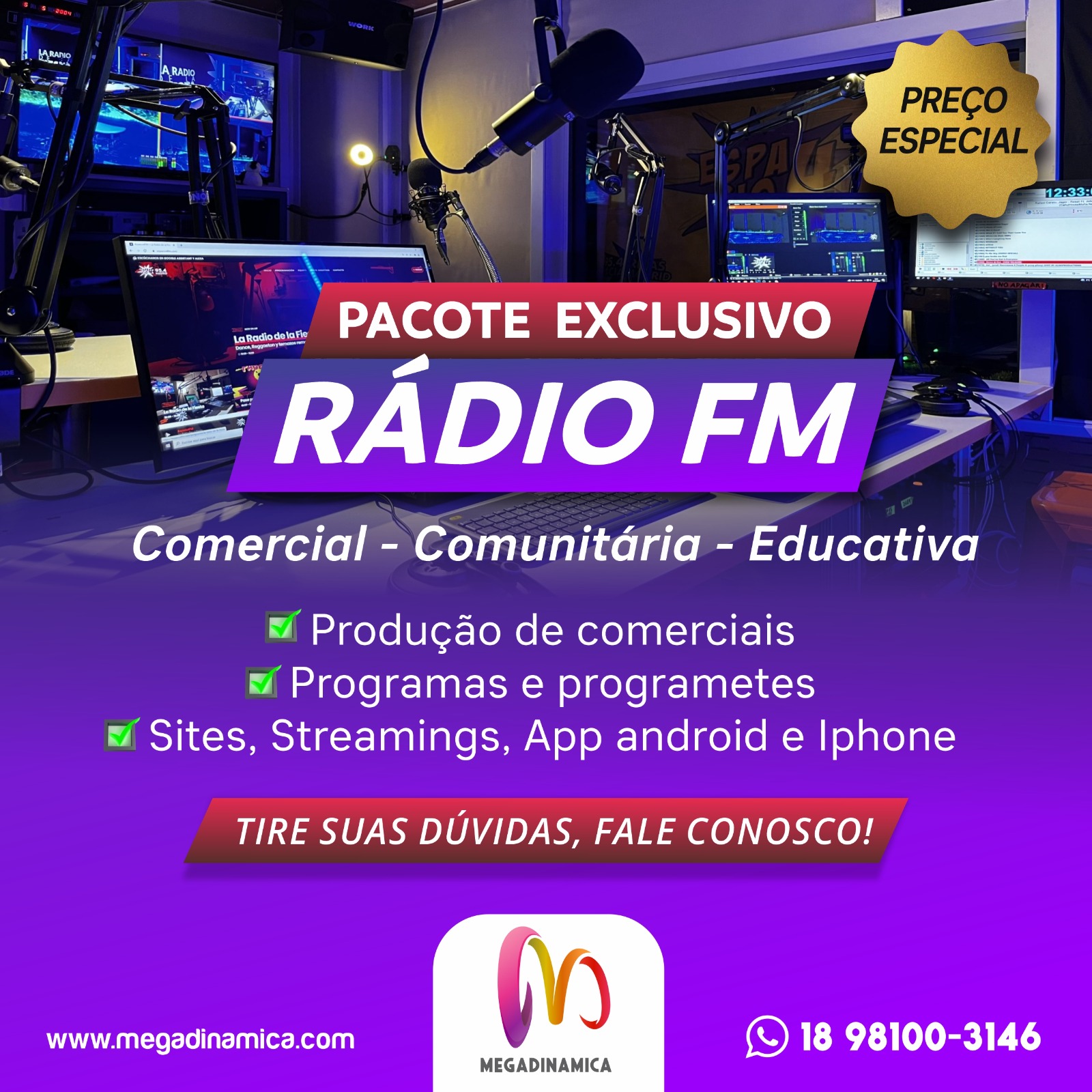 Pacote Exclusivo Rádio FM