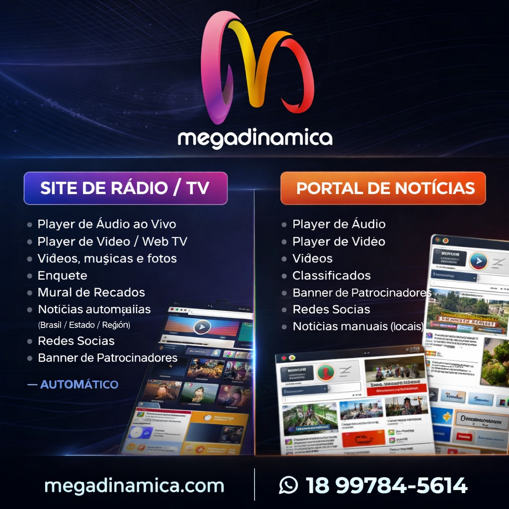 Site de Rádio e TV