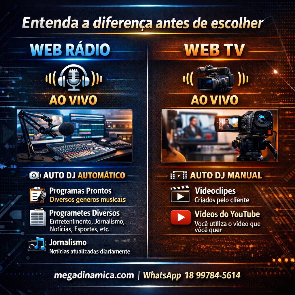 Web Rádio e Web TV